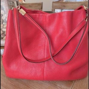 Coach Madison Pebbled Leather Shoulder Bag / Hobo